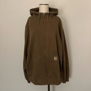 Men’s Carhartt Midweight Full-Zip Long-Sleeve Hooded Sweatshirt